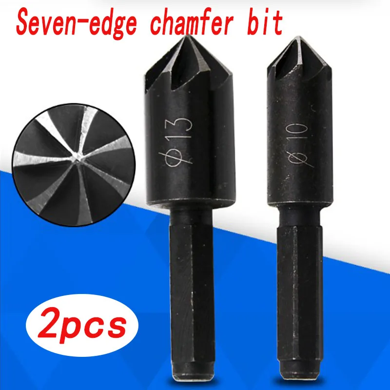 Seven-edge chamfering knife set with smooth chamfering woodworking board hole opening bit with hexagonal handle chamfering
Seven-edge chamfering knife set with smooth chamfering woodworking board hole opening bit with hexagonal handle chamfering