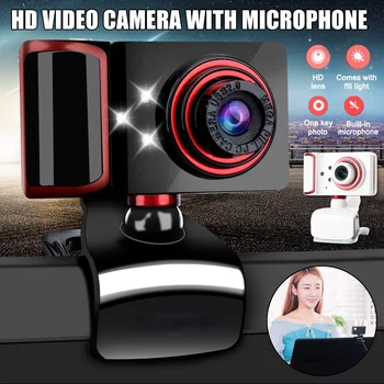 HD Webcam Web Cam with Microphone Computer Camera USB Plug and Play for PC Laptop Desktop LHB99
HD Webcam Web Cam with Microphone Computer Camera USB Plug and Play for PC Laptop Desktop LHB99