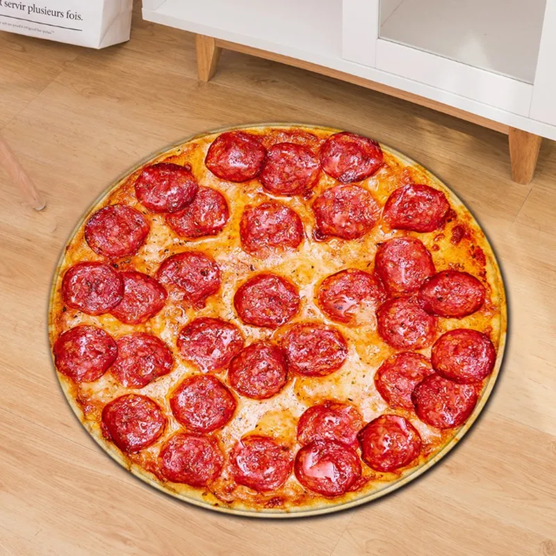 Round Pizza Pattern Absorbent Slip-resistant Pad Carpet Computer Chair Mat Office Chair Floor Mat Door Mat
Round Pizza Pattern Absorbent Slip-resistant Pad Carpet Computer Chair Mat Office Chair Floor Mat Door Mat
