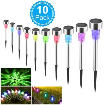 10pcs Solar Garden Light Outdoor LED Solar Powered Lamp Lantern Waterproof Landscape Lighting For Pathway Yard Lawn Decoration
10pcs Solar Garden Light Outdoor LED Solar Powered Lamp Lantern Waterproof Landscape Lighting For Pathway Yard Lawn Decoration
