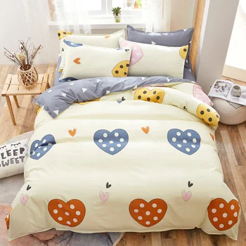 Couple style friendly breathable bedding set duvet cover + flat sheet + pillowcase king queen full single family size
Couple style friendly breathable bedding set duvet cover + flat sheet + pillowcase king queen full single family size