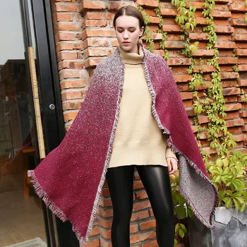 The New Imitation Cashmere Gradient Color Bevel Scarf Warmth Color Matching Big Shawl Fashion Wild Scarf Thickening Long Bib B71
The New Imitation Cashmere Gradient Color Bevel Scarf Warmth Color Matching Big Shawl Fashion Wild Scarf Thickening Long Bib B71