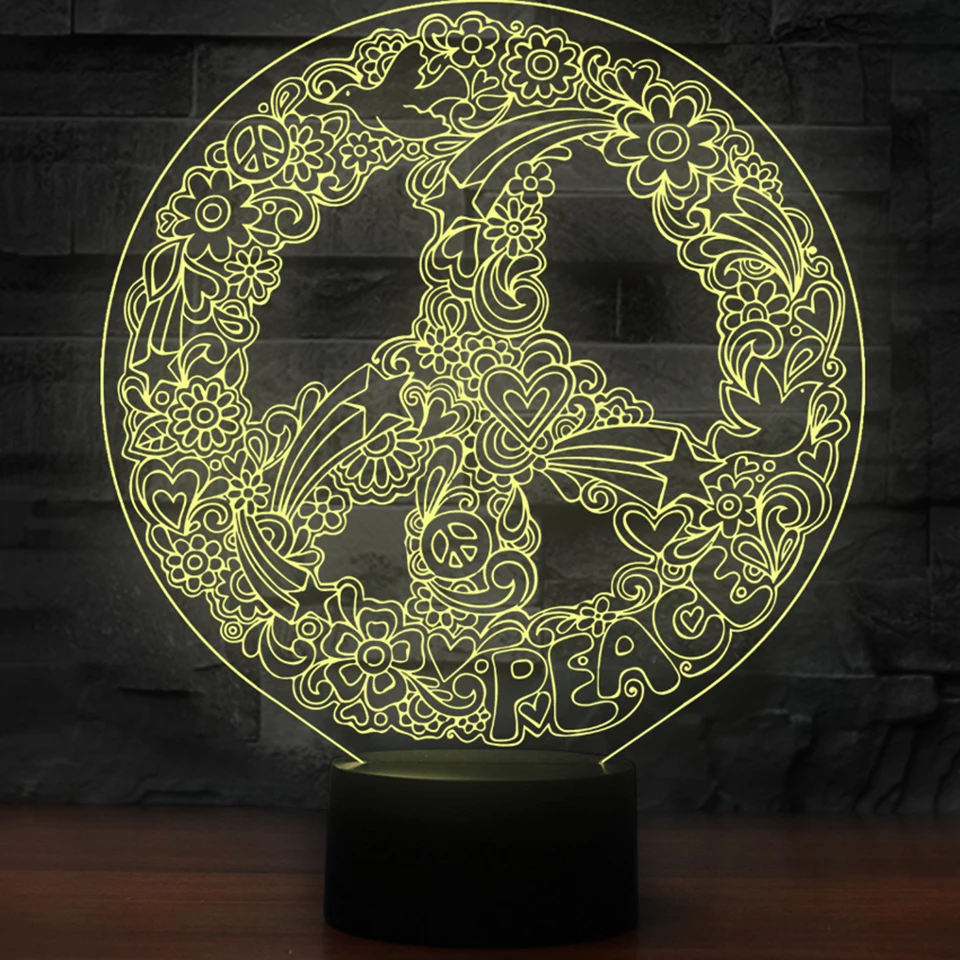 Art Peace Dove Sign Shape 7 Color Led Night Lamps For Kids Touch Led Usb Table Lampara Lampe Baby Sleeping Nightlight Drop Ship
Art Peace Dove Sign Shape 7 Color Led Night Lamps For Kids Touch Led Usb Table Lampara Lampe Baby Sleeping Nightlight Drop Ship