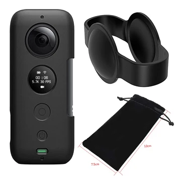 Portable Silicone Protection Case Storage Carrying Bag for Insta360 One X Len Cap Screen Protective Film Shooting Mode Accessory
Portable Silicone Protection Case Storage Carrying Bag for Insta360 One X Len Cap Screen Protective Film Shooting Mode Accessory