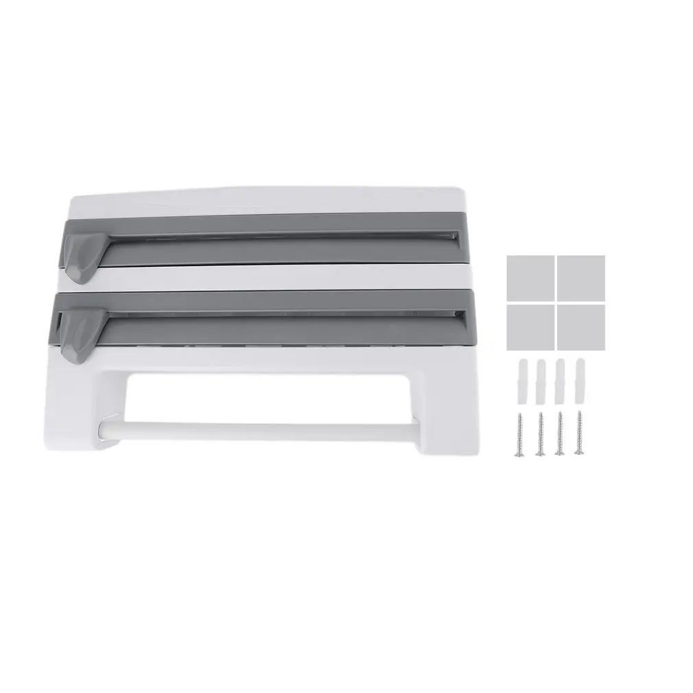 Kitchen Film Sauce Bottle Storage Rack Shelf Paper Dispenser Preservative Film Rack Kitchen Accessory 
Kitchen Film Sauce Bottle Storage Rack Shelf Paper Dispenser Preservative Film Rack Kitchen Accessory