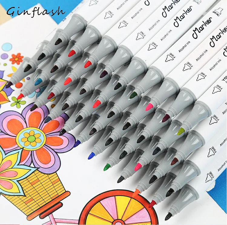 Optional color matching Art Markers Brush Pen Sketch Alcohol Based Markers Dual Head Manga Drawing Pens Art Supplies waterproof
Optional color matching Art Markers Brush Pen Sketch Alcohol Based Markers Dual Head Manga Drawing Pens Art Supplies waterproof