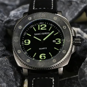 Big dial men's 50mm watch fashion sports leisure luminous quartz leather belt calendar Wristwatch male Clock relogio masculino
Big dial men's 50mm watch fashion sports leisure luminous quartz leather belt calendar Wristwatch male Clock relogio masculino