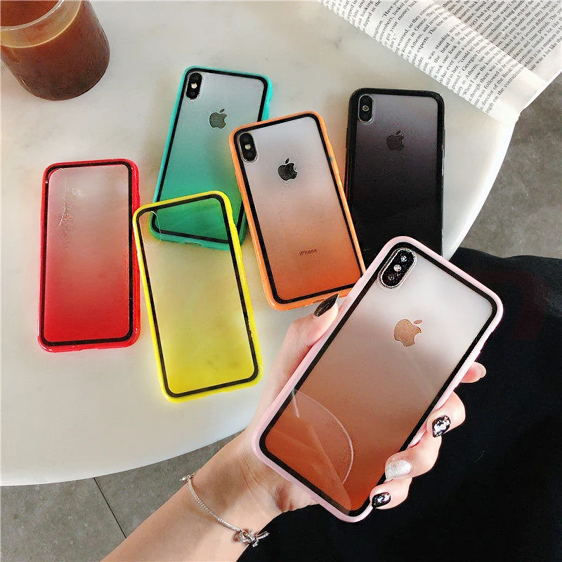 Phone Case Acrylic For iPhone X 6 6s 8 7 Plus Case PC Protective Cover Gradient TPU For iPhone 6 6s 7 8 X XS MAX XR Case Shell
Phone Case Acrylic For iPhone X 6 6s 8 7 Plus Case PC Protective Cover Gradient TPU For iPhone 6 6s 7 8 X XS MAX XR Case Shell