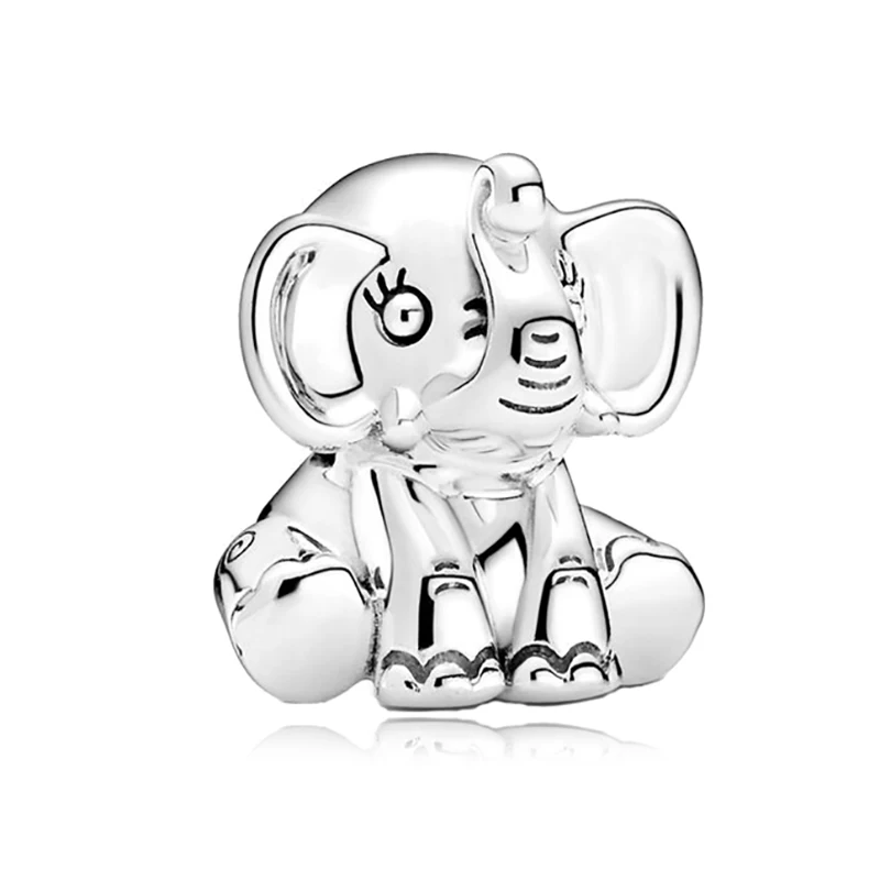 New Silver Color Lucky Cat Feather Owl Castle DIY Beads Fit Original Pandora Charms Bracelet Necklace Women Europe Jewelry Gifts New Silver Color Lucky Cat Feather Owl Castle DIY Beads Fit Original Pandora Charms Bracelet Necklace Women Europe Jewelry Gifts