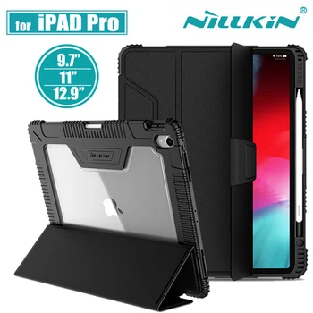 Nillkin for iPad Pro 11 Case for iPad Pro 12.9 2018 Shockproof TPU Soft Slim PU Leather Smart Wake/Sleep Cover For iPad 9.7 2017
Nillkin for iPad Pro 11 Case for iPad Pro 12.9 2018 Shockproof TPU Soft Slim PU Leather Smart Wake/Sleep Cover For iPad 9.7 2017
