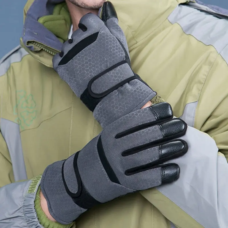 Gloves Men's Winter Waterproof Windproof Ski Riding Warming Gloves Outdoor Sports Thicken Gloves
Gloves Men's Winter Waterproof Windproof Ski Riding Warming Gloves Outdoor Sports Thicken Gloves