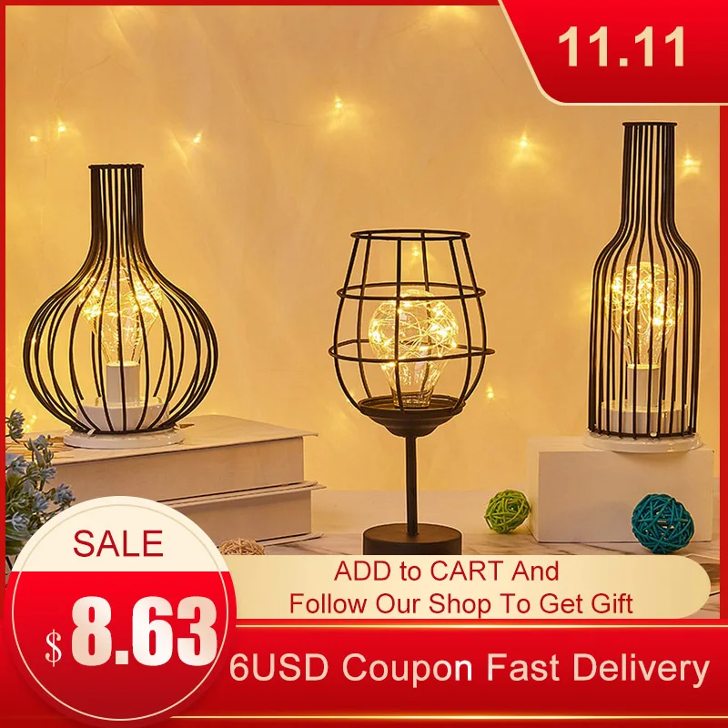 Table Lamp Nordic Wrought Iron Modeling Red Wine Bottle Flask for Living Roon Sets Diamond Minimalist Interior Decoration Lights
Table Lamp Nordic Wrought Iron Modeling Red Wine Bottle Flask for Living Roon Sets Diamond Minimalist Interior Decoration Lights