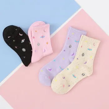 Women FFunny Print Socks Planet Moon Cotton Middle Tube Socks Starry Comfort Long Skateboard Socks Streetwear Ankle Long Sock
Women FFunny Print Socks Planet Moon Cotton Middle Tube Socks Starry Comfort Long Skateboard Socks Streetwear Ankle Long Sock