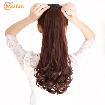 MEIFNA Long Wave Curly Synthetic Ponytail Black Brown Ribbon Drawstring Clip In Ponytail Hair Extensions Heat Resistant Ponytail
MEIFNA Long Wave Curly Synthetic Ponytail Black Brown Ribbon Drawstring Clip In Ponytail Hair Extensions Heat Resistant Ponytail