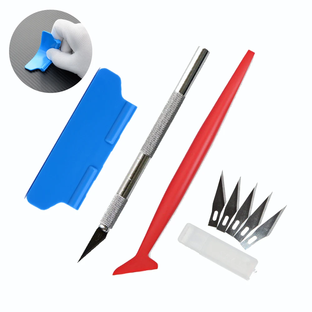 EHDIS Car Window Tint Tools Kit Soft Plastic Scraper Squeegee Wrap Sticker Craft Carving Scalpel Knife Cutter Auto Accessories
EHDIS Car Window Tint Tools Kit Soft Plastic Scraper Squeegee Wrap Sticker Craft Carving Scalpel Knife Cutter Auto Accessories