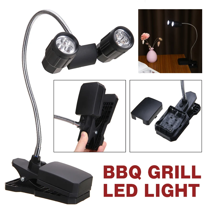 1 Pc High Quality BBQ LED Grill Light Lamp Outdoor Super Bright 6-LED Barbecue Lamp Clip-on Outdoor Grill Lighting Tools
1 Pc High Quality BBQ LED Grill Light Lamp Outdoor Super Bright 6-LED Barbecue Lamp Clip-on Outdoor Grill Lighting Tools