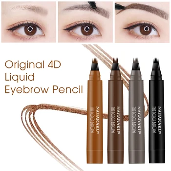 NAGARAKU New Arrival Eyebrow Pencil Waterproof 3D Stereoscopic Liquid Four Color Head Sketch Line Eyebrow Refill Pencil Makeup
NAGARAKU New Arrival Eyebrow Pencil Waterproof 3D Stereoscopic Liquid Four Color Head Sketch Line Eyebrow Refill Pencil Makeup