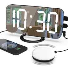 Vibrating Alarm Clock Automatic Dimming Dual USB Output Vibration Reminder Table Clock New Snooze Night Light LED Digital Clock
Vibrating Alarm Clock Automatic Dimming Dual USB Output Vibration Reminder Table Clock New Snooze Night Light LED Digital Clock
