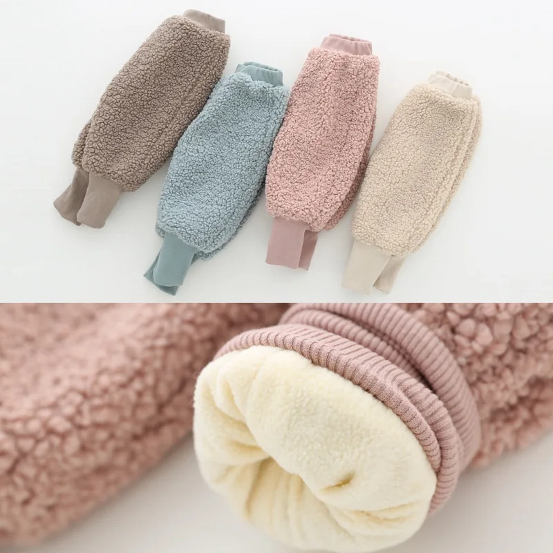 COOTELILI Winter Fleece Baby Girls Pants Trousers Baby Boys Pants warm Leggings Trousers For Girl Kids Girls Velvet Pants (11)