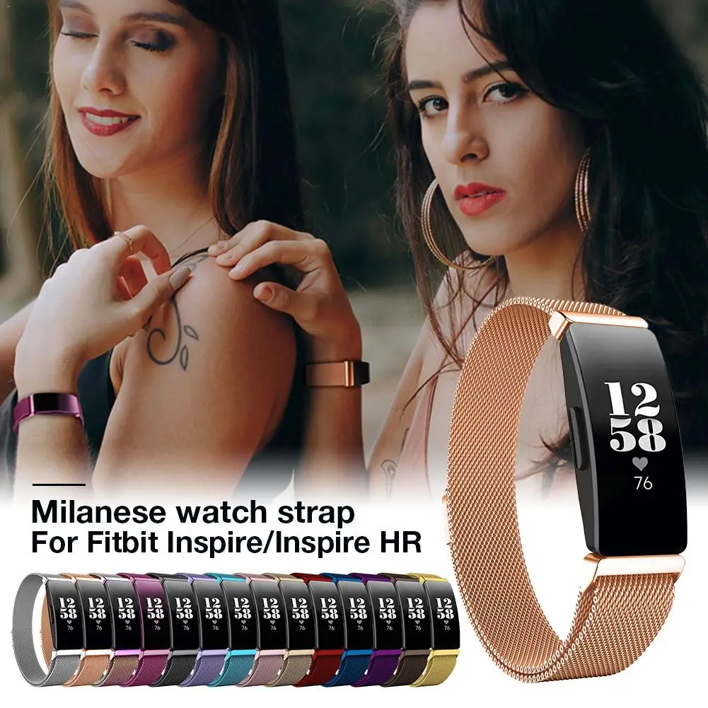 Watch Band for Fitbit Inspire HR Activity Tracker Milanese magnetic stainless steel strap Replacement WatchBand Wrist Strap
Watch Band for Fitbit Inspire HR Activity Tracker Milanese magnetic stainless steel strap Replacement WatchBand Wrist Strap