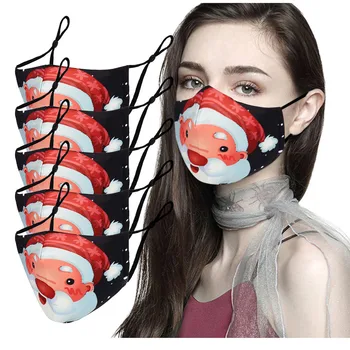 5pcs Christmas M-ask For Adult Comfortable Cotton Face-m-ask Washable Christmas Pattern Design Decoration For 2020 New Year
5pcs Christmas M-ask For Adult Comfortable Cotton Face-m-ask Washable Christmas Pattern Design Decoration For 2020 New Year