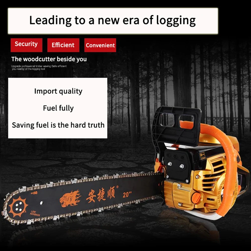 Anjieshun 2800W Chain Saw Gasoline Logging Saw Portable Logging Saw Household Portable 26-inch Chain Saw Small Outdoor
Anjieshun 2800W Chain Saw Gasoline Logging Saw Portable Logging Saw Household Portable 26-inch Chain Saw Small Outdoor