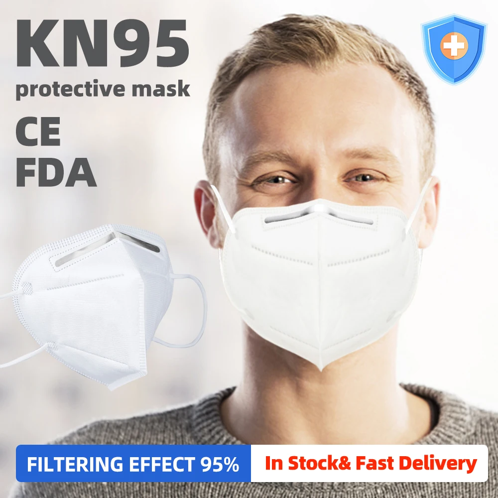 Wholesale KN95 Mask 50pcs 5 Layers Protective Mask with PM2.5 Fliter Anti Dust & Pollution Earloop Face Mask N95 for Men Women
Wholesale KN95 Mask 50pcs 5 Layers Protective Mask with PM2.5 Fliter Anti Dust & Pollution Earloop Face Mask N95 for Men Women