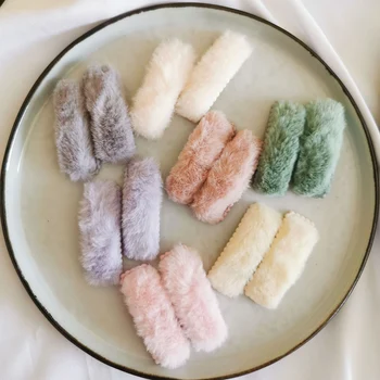 1Pair=2pcs New Korea Winter Plush Hairpins For Women Solid Color Faux Fur Hair Clips Girls Barrettes Kids Soft Hair Accessories
1Pair=2pcs New Korea Winter Plush Hairpins For Women Solid Color Faux Fur Hair Clips Girls Barrettes Kids Soft Hair Accessories