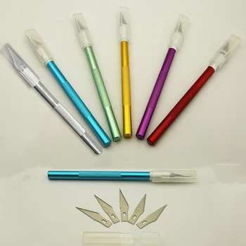 1PCS Knife +5Blades Carving Metal Sculpture Knife Tools Kit Non-Slip Blades Mobile Phone PCB DIY Repair Hand Tools Length 145MM
1PCS Knife +5Blades Carving Metal Sculpture Knife Tools Kit Non-Slip Blades Mobile Phone PCB DIY Repair Hand Tools Length 145MM