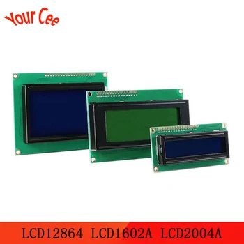 LCD Module 1602 1602A J204A 2004A 12864 12864B T LCD Display Module Blue Yellow-Green Screen Display IIC I2C 3.3V/5V For Arduino
LCD Module 1602 1602A J204A 2004A 12864 12864B T LCD Display Module Blue Yellow-Green Screen Display IIC I2C 3.3V/5V For Arduino