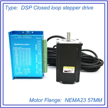 Nema23 Closed Loop Stepper Motor Driver s 3Nm 57MM High Torque Speed 1000rpm DC DSP Hybird Encoder Easy Step Servo for Router
Nema23 Closed Loop Stepper Motor Driver s 3Nm 57MM High Torque Speed 1000rpm DC DSP Hybird Encoder Easy Step Servo for Router