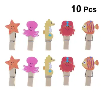 10Pcs Wooden Clips Cute Clothespin Cartoon Clips for Home Clothes Kids
10Pcs Wooden Clips Cute Clothespin Cartoon Clips for Home Clothes Kids