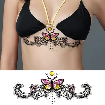 Waterproof Temporary Tattoo Sticker Crystal Butterfly Sexy Fake Tatoo Flash Tatto Henna on Breast Chest Waist for women girl
Waterproof Temporary Tattoo Sticker Crystal Butterfly Sexy Fake Tatoo Flash Tatto Henna on Breast Chest Waist for women girl