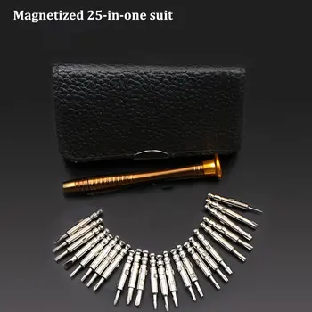 25-In-1 Multi-Function Leather Case Manual Screwdriver Batch Head Set Mobile Phone Notebook Repair Tool
25-In-1 Multi-Function Leather Case Manual Screwdriver Batch Head Set Mobile Phone Notebook Repair Tool