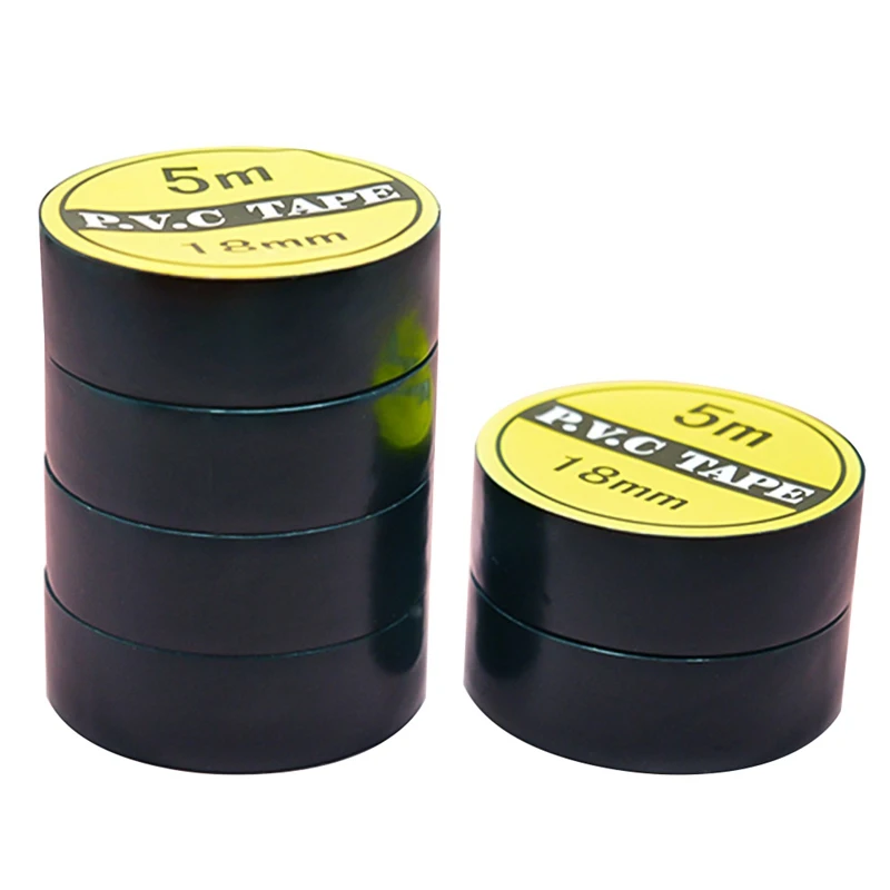PVC Flame Retardant Adhesive Vinyl Electrical Insulation Tape Roll Heat Resistant Electrical Power Insulating Tape Repair Tape