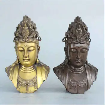 521+++Pure copper opens Avalokiteshvara bronze statue of Buddha, Guanyin head, town house, evil spirits, hous
521+++Pure copper opens Avalokiteshvara bronze statue of Buddha, Guanyin head, town house, evil spirits, hous
