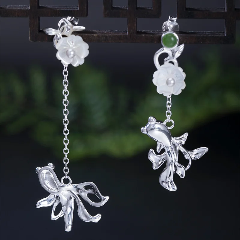 Volta Van 925 Sterling Silver Drop Earrings Pendientes Plata Fine Jewelry 2022 New Goldfish Shell Flower Concise Design Earrings
Volta Van 925 Sterling Silver Drop Earrings Pendientes Plata Fine Jewelry 2022 New Goldfish Shell Flower Concise Design Earrings