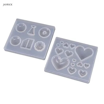 UV Resin Molds Crafts Making DIY Crystal Epoxy Mold Candy Heart-shaped Patch Decoration Silicone Molds
UV Resin Molds Crafts Making DIY Crystal Epoxy Mold Candy Heart-shaped Patch Decoration Silicone Molds