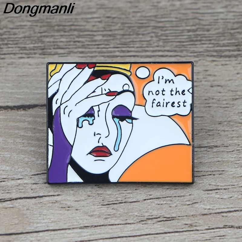 K1272 Evil Queen Enamel Pin Brooches Cartoon Creative Metal Brooch Pins Denim Hat Badge Collar Jewelry 1pcs
K1272 Evil Queen Enamel Pin Brooches Cartoon Creative Metal Brooch Pins Denim Hat Badge Collar Jewelry 1pcs