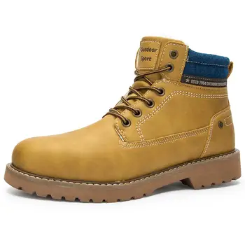 Winter Snow Boots for Men Fashion Leather Ankle Boots Outdoor Male Lace Up Non-slip Booties Work Casual Shoes Timber Boots
Winter Snow Boots for Men Fashion Leather Ankle Boots Outdoor Male Lace Up Non-slip Booties Work Casual Shoes Timber Boots