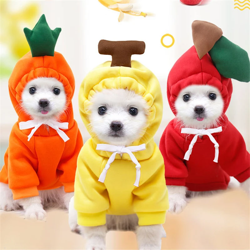 Warm Fleece Winter Pet Clothes Apple Banana Carrot Fruit Cartoon Clothing for Small Medium Dogs and Cats Pet Dog Accessories
Warm Fleece Winter Pet Clothes Apple Banana Carrot Fruit Cartoon Clothing for Small Medium Dogs and Cats Pet Dog Accessories