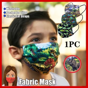1PCS Child Kids Mouth Mask Fashion Dinosaur Unisex Washable Reusable Face Mask Anti-ultraviolet Children Mask Breathable 
1PCS Child Kids Mouth Mask Fashion Dinosaur Unisex Washable Reusable Face Mask Anti-ultraviolet Children Mask Breathable