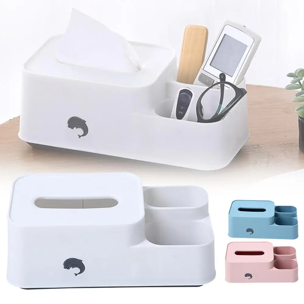 Tissue Box with 2 Compartments Desktop Organizer office organizer Multi-purpose for Home and Office
Tissue Box with 2 Compartments Desktop Organizer office organizer Multi-purpose for Home and Office