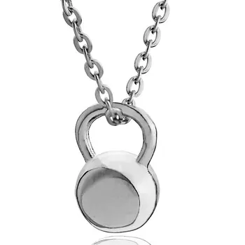 Kettle Bell Charm Necklace Kettlebell Pendant Weightlifting Bodybuilding Necklace Crossfit Jewelry Women Tiny Fitness Necklace
Kettle Bell Charm Necklace Kettlebell Pendant Weightlifting Bodybuilding Necklace Crossfit Jewelry Women Tiny Fitness Necklace