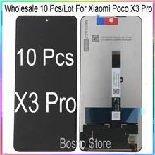 Ensemble écran tactile LCD, pour Xiaomi POCO X3 Pro, vente en gros, 10 pièces/lot=