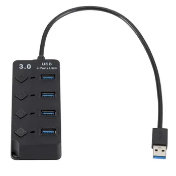 4 Ports USB 3.0 Hub 5gbps High Speed on Off Switch Tablet Data Transfer with Button Power Adapter for PC Laptop EU US UK AU Plug
4 Ports USB 3.0 Hub 5gbps High Speed on Off Switch Tablet Data Transfer with Button Power Adapter for PC Laptop EU US UK AU Plug