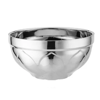 1 PC New Double Layer Bowl Classic Anti-Rust Stainless Steel Smooth Rolled Edge Resistant Safe Kids Children Bowl
1 PC New Double Layer Bowl Classic Anti-Rust Stainless Steel Smooth Rolled Edge Resistant Safe Kids Children Bowl