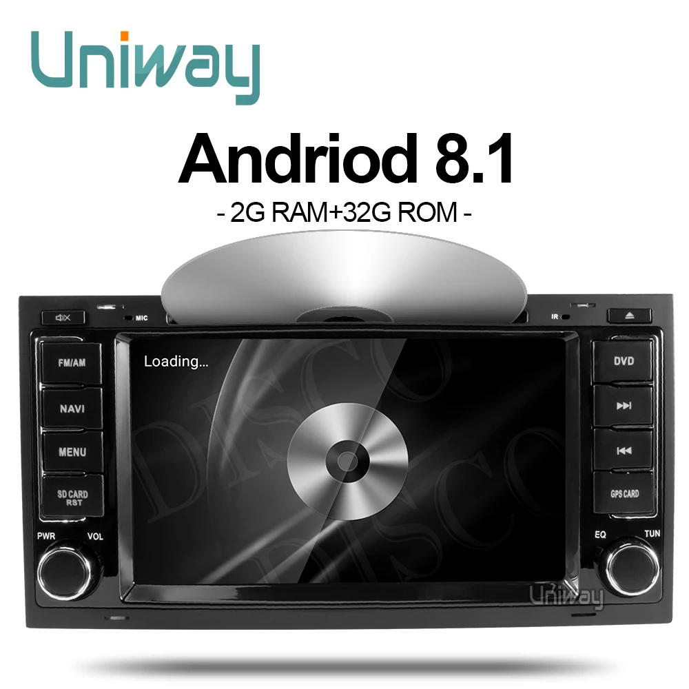 Uniway android 8.1 car dvd gps navigation radio for vw Touareg 2002-2007 GPS Navigation
Uniway android 8.1 car dvd gps navigation radio for vw Touareg 2002-2007 GPS Navigation