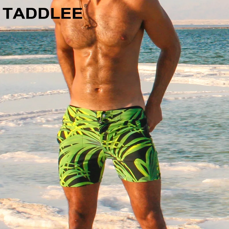 

Taddlee Brand Swimwear Men's Sexy Swimsuits Swimming Boxer Briefs Bikini Surfing Trunks with Pockets Boardshorts Sexy Swim Bikin