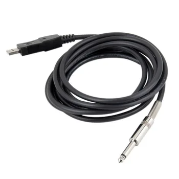 TSAI 1pc 3M Guitar Audio Cable Bass 1/4'' USB TO 6.3mm Jack Link Connection Instrument Cable high quality for guitarra player 
TSAI 1pc 3M Guitar Audio Cable Bass 1/4'' USB TO 6.3mm Jack Link Connection Instrument Cable high quality for guitarra player